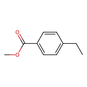 Benzoic acid, 4-ethyl-, methyl ester structure