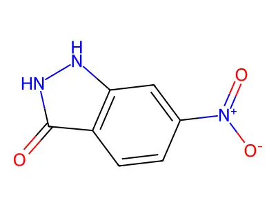 1,2-dihydro-6-nitro-3H-indazol-3-one structure