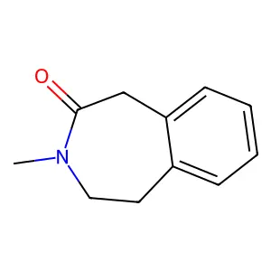 3-methyl-4,5-dihydro-1H-benzo[d]azepin-2(3H)-one structure