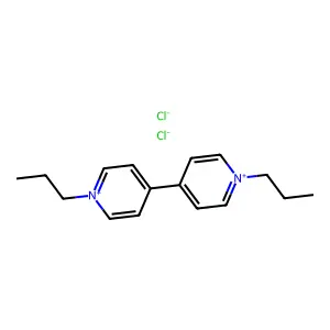1,1'-二丙基-4,4'-联吡啶二氯化物 structure