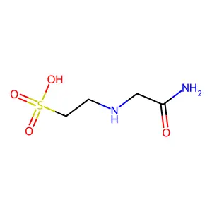 N-(2-乙酰氨基)-2-氨基乙磺酸 structure