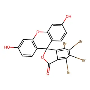 3,5,6-Tetrabromofluorescein structure