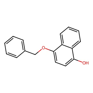 4-(Benzyloxy)naphthalen-1-ol structure