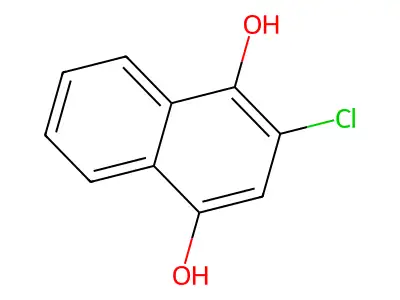2-Chloro-1,4-naphthalenediol structure