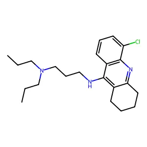 Acridine, 1,2,3,4-tetrahydro-5-chloro-9-(3-(dipropylamino)propylamino)- structure