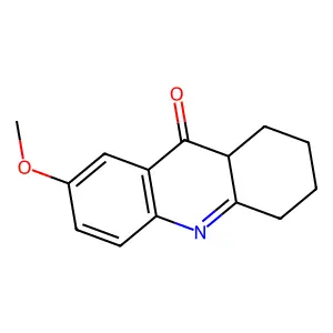 9(9aH)-acridinone, 1,2,3,4-tetrahydro-7-methoxy- structure