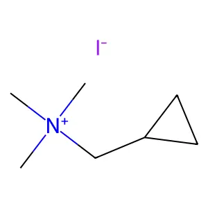 环丙基甲基三甲基碘化铵 structure