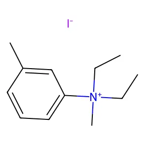 二乙基甲基(间甲苯基)碘化铵 structure