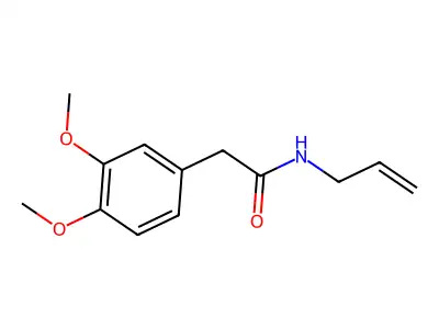 Acetamide, N-allyl-2-(3,4-dimethoxyphenyl)- structure