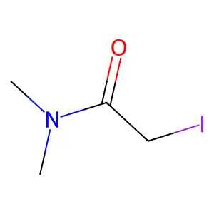 2-碘-N,N-二甲基乙酰胺 structure