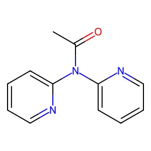 N,N-2,2'-Dipyridylacetamide structure