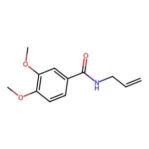 Benzamide, N-allyl-3,4-dimethoxy- structure