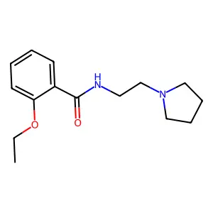 Benzamide, 2-ethoxy-N-(2-(pyrrolidinyl)ethyl)- structure