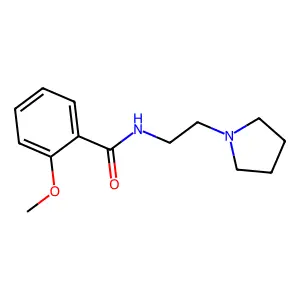 2-甲氧基-N-(2-(吡咯烷基)乙基)苯甲酰胺 structure