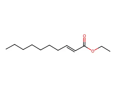 Ethyl 4-decenoate, (4E)- structure