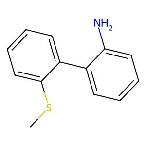 2-(2-Methylsulfanylphenyl)aniline structure