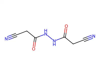 2-Cyanoacetic acid 2-(2-cyanoacetyl)hydrazide structure