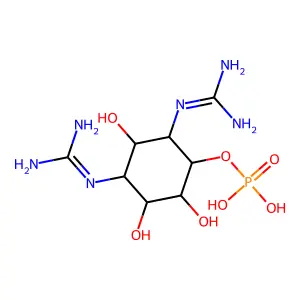 Streptidine-6-phosphate structure