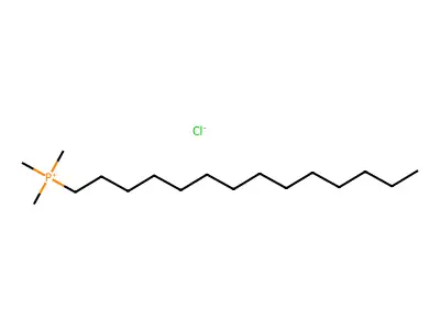 Trimethyl(tetradecyl)phosphanium structure
