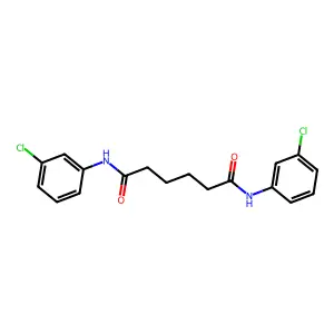 N,N'-双(3-氯苯基)己二酰胺 structure