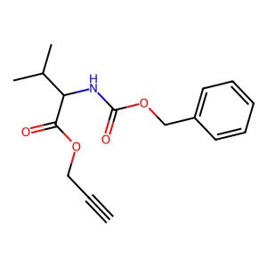 Alanine, N-benzyloxycarbonyl-3,3-dimethyl-, 2-propynyl ester, L- structure