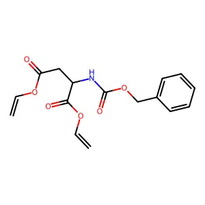 Alanine, N-benzyloxycarbonyl-3-vinyloxycarbonyl-, vinyl ester, L- structure