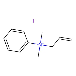 N,N-二甲基-N-(丙-2-烯-1-基)苯胺碘化物 structure