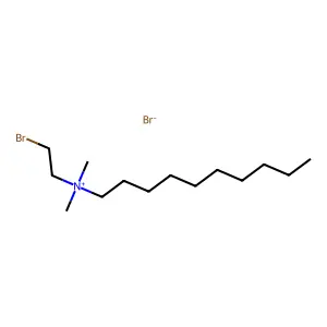 N-(2-Bromoethyl)-N,N-dimethyldecan-1-aminium bromide structure