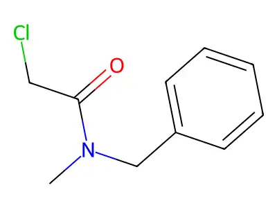 N-benzyl-2-chloro-N-methylacetamide structure