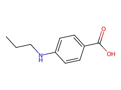 4-(Propylamino)benzoic acid structure