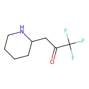 1,1,1-Trifluoro-3-(piperidin-2-yl)propan-2-one structure