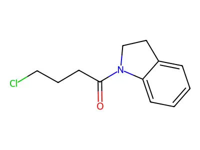 4-Chloro-1-(2,3-dihydro-1H-indol-1-yl)butan-1-one structure