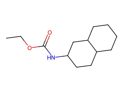 ethyl N-(1,2,3,4,4a,5,6,7,8,8a-decahydronaphthalen-2-yl)carbamate structure