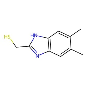 5,6-二甲基-1H-苯并咪唑-2-甲硫醇 structure