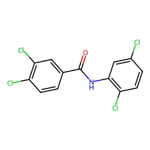 Benzanilide, 2',3,4,5'-tetrachloro- structure