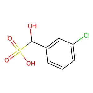 (3-Chlorophenyl)(hydroxy)methanesulfonic acid structure