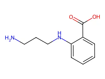 2-((3-Ammoniopropyl)amino)benzoate structure