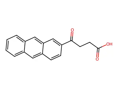 4-Anthracen-2-yl-4-oxo-butanoic acid structure