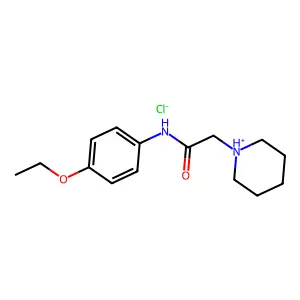 N-(4-Ethoxyphenyl)-2-(piperidin-1-yl)acetamide--hydrogen chloride (1/1) structure