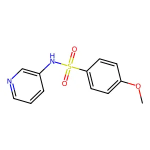 4-甲氧基-N-吡啶-3-基苯磺酰胺 structure