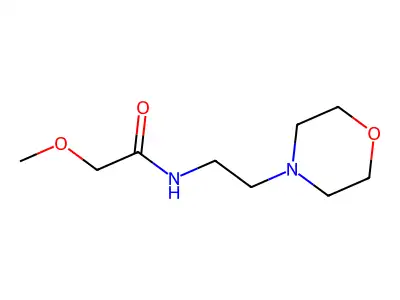 2-Methoxy-N-(2-morpholinoethyl)acetamide structure