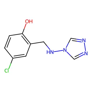 4-Chloro-2-[(1,2,4-triazol-4-ylamino)methyl]phenol structure