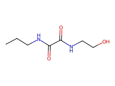 N-(2-hydroxyethyl)-N'-propylethanediamide structure