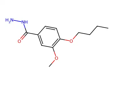 4-Butoxy-3-methoxybenzohydrazide structure