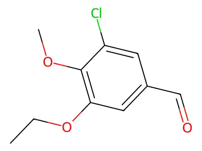 3-Chloro-5-ethoxy-4-methoxybenzaldehyde structure