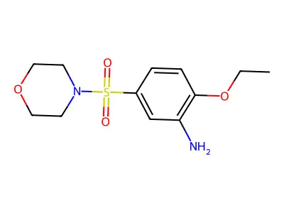 2-Ethoxy-5-(morpholine-4-sulfonyl)aniline structure