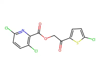 2-(5-Chlorothiophen-2-yl)-2-oxoethyl 3,6-dichloropyridine-2-carboxylate structure