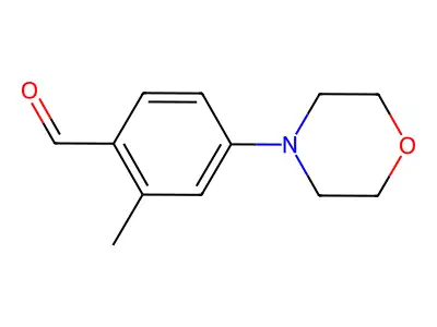 2-Methyl-4-morpholin-4-yl-benzaldehyde structure