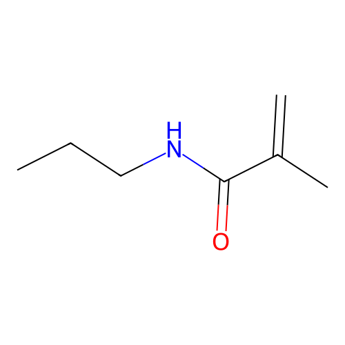 2-Methyl-N-propylprop-2-enamide structure