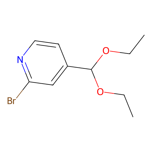 2-Bromo-4-(diethoxymethyl)pyridine structure